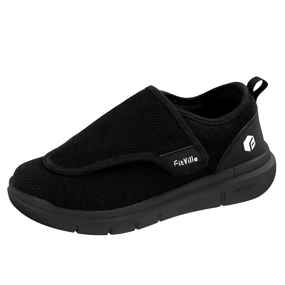 Diabetische Orthopädische Schuhe Schwarz