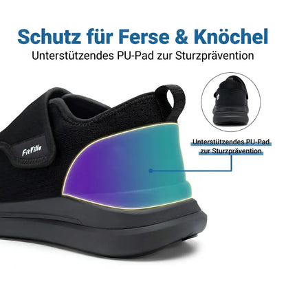 Diabetische Schuhe – PU-Fersenpolster für Knöchelschutz und Sturzprävention