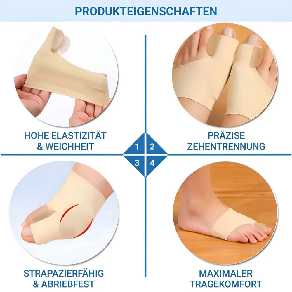 Eigenschaften Socken für Hallux Valgus