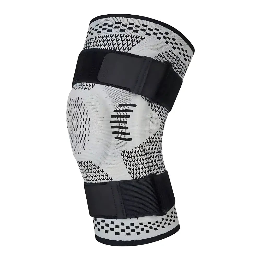 Grau Kniebandage Klettverschluss
