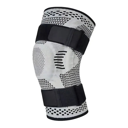 Grau Kniebandage Klettverschluss