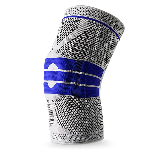 Grau Kniebandage Orthopädisch