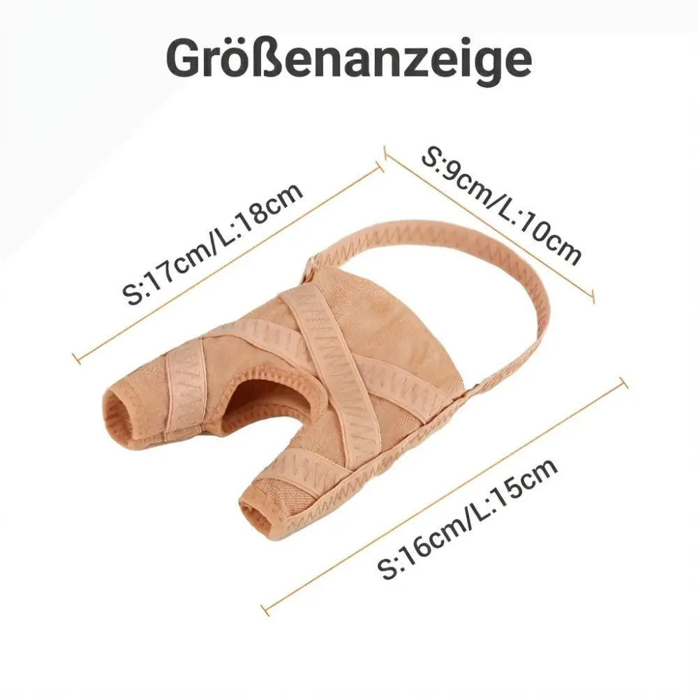 Hallux Valgus Korrektor Größentabelle - S und L