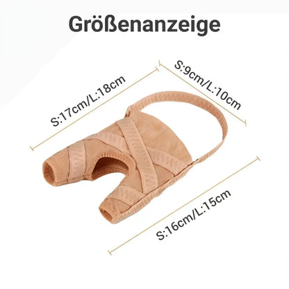 Hallux Valgus Korrektor Größentabelle - S und L