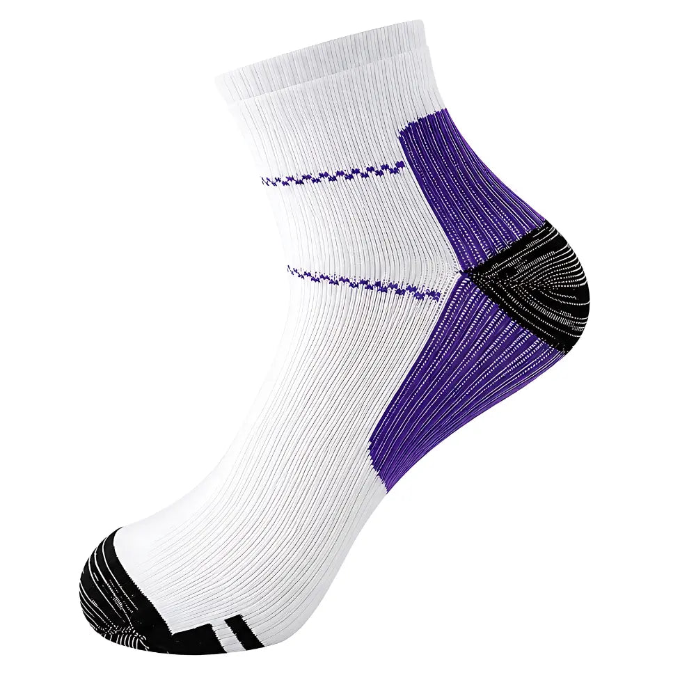 Kompressionssocken Kurz Violett