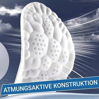 Orthopädische Einlagen – atmungsaktive Konstruktion mit 4D-Belüftung