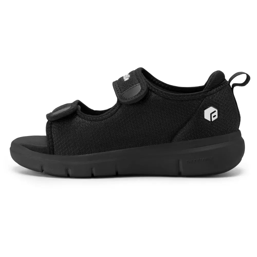 Schwarz Orthopädische Sandalen Herren