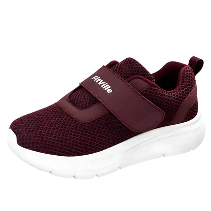 Weinrot Orthopädische Sneaker Damen