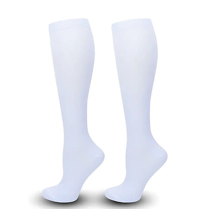 White Kompressionssocke