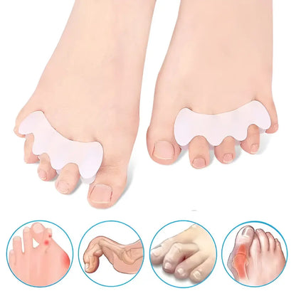Zehenseparator bei Hallux Valgus Krallenzehe und uberlappenden Zehen