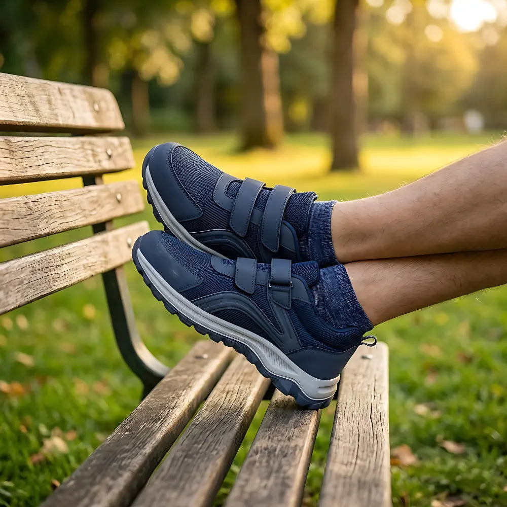 diabetikerschuhe herren komfort park entspannung klettverschluss