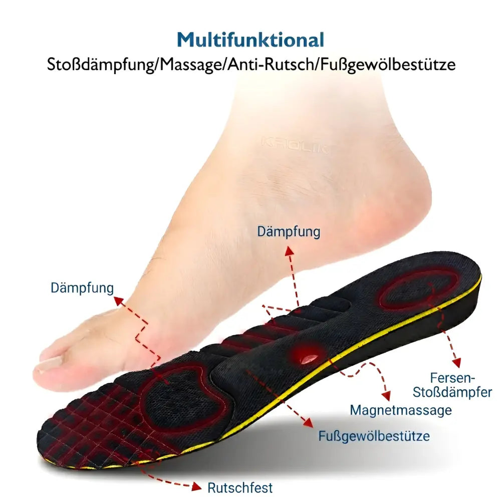 erhoehung schuheinlagen multifunktional daempfung magnetmassage