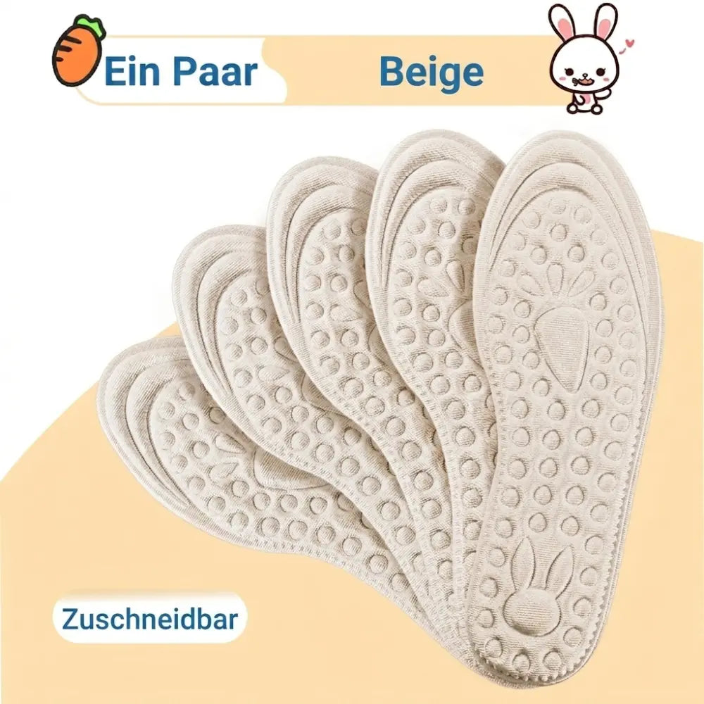 kinder einlegesohlen beige zuschneidbar ein paar
