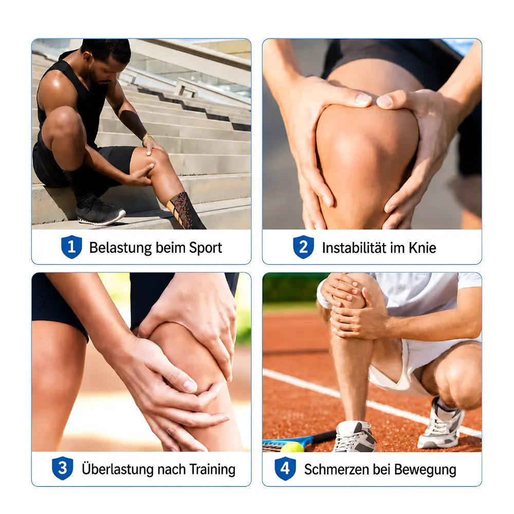 kniebandage klettverschluss typische knieprobleme alltag