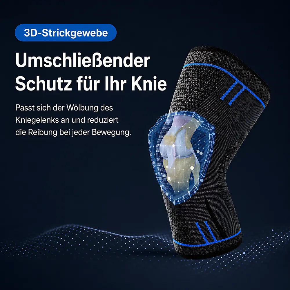 kniebandage kompression mechanismus passt sich kniegelenk an