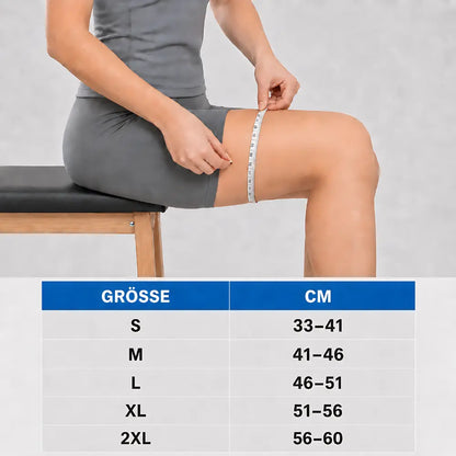kniebandage mit riemen groessentabelle cm guide