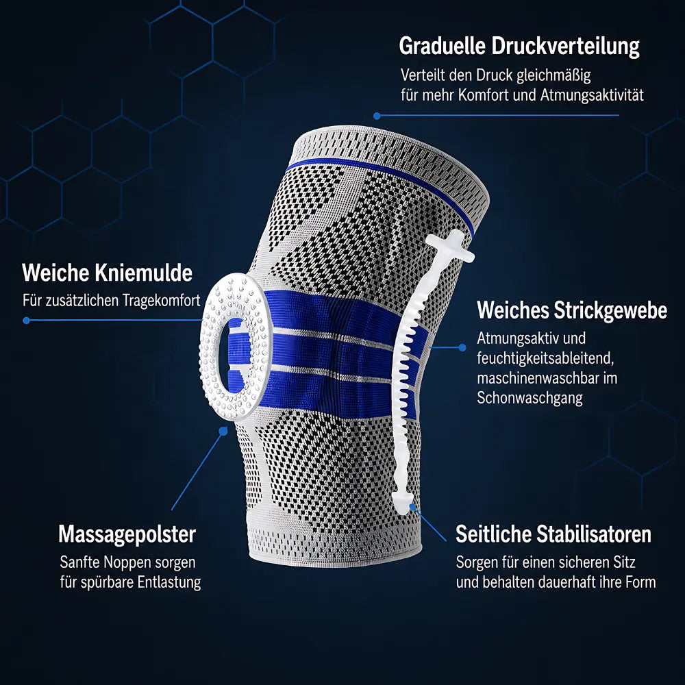 kniebandage orthopaedisch material stabilisatoren und komfort