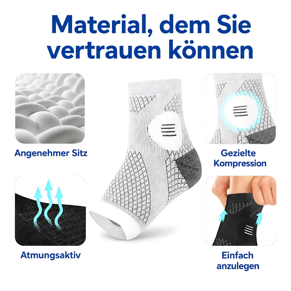 kompressions fußmanschette material und tragekomfort im überblick