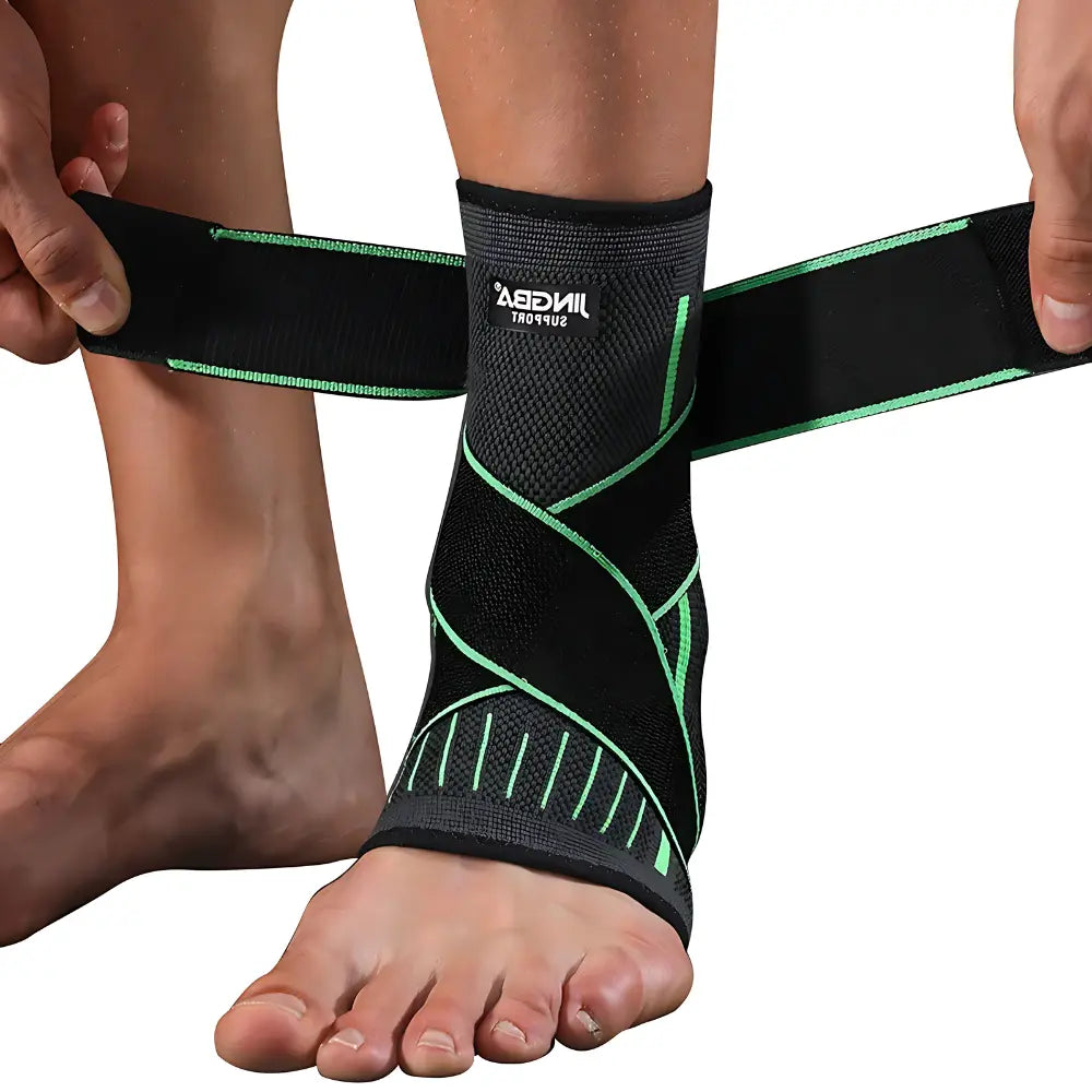 kompressionsbandage knochel elastikschlaufe anlegen komfort