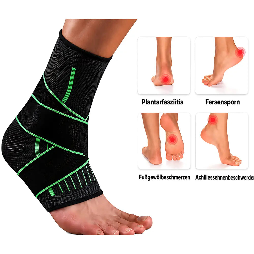 kompressionsbandage knöchel indikationen fersensporn plantarfasziitis