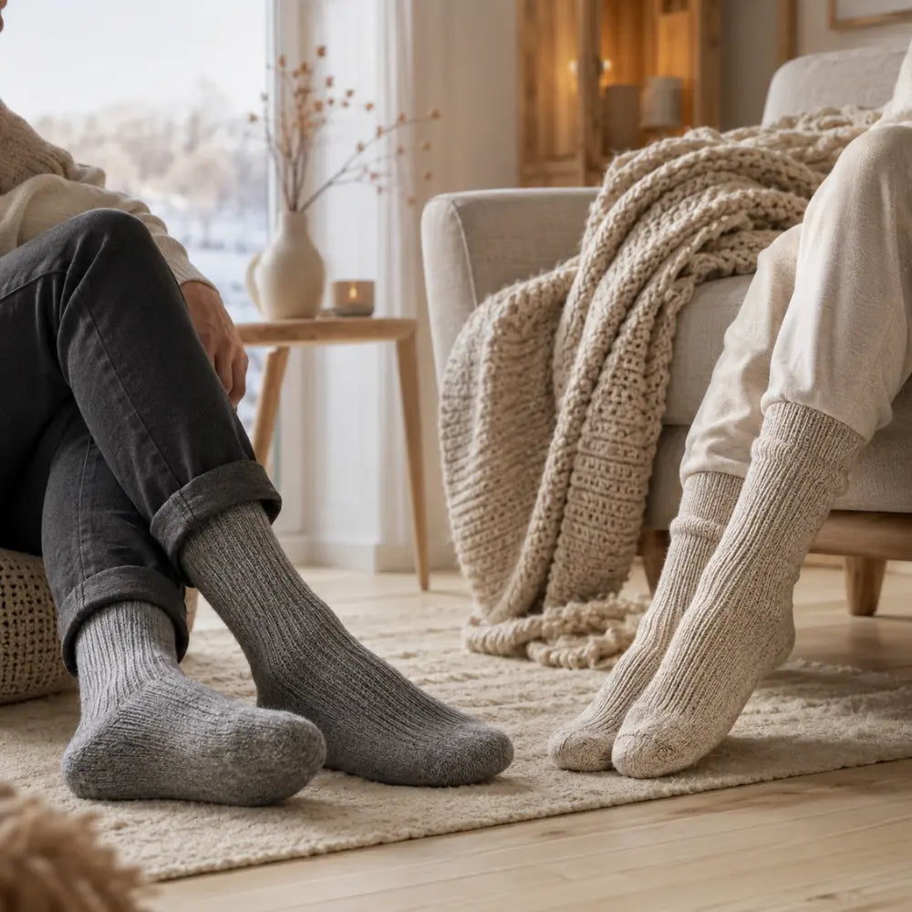 merino wolle socken fuer damen und herren im alltag tragen