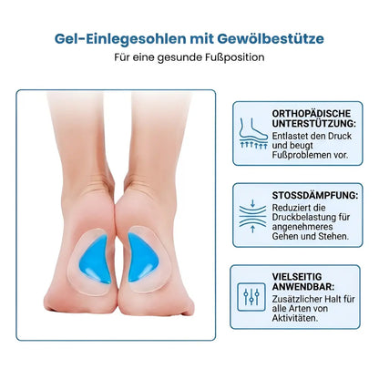 schuheinlagen kinder gel gewoelbestuetze orthopaedisch daempfung