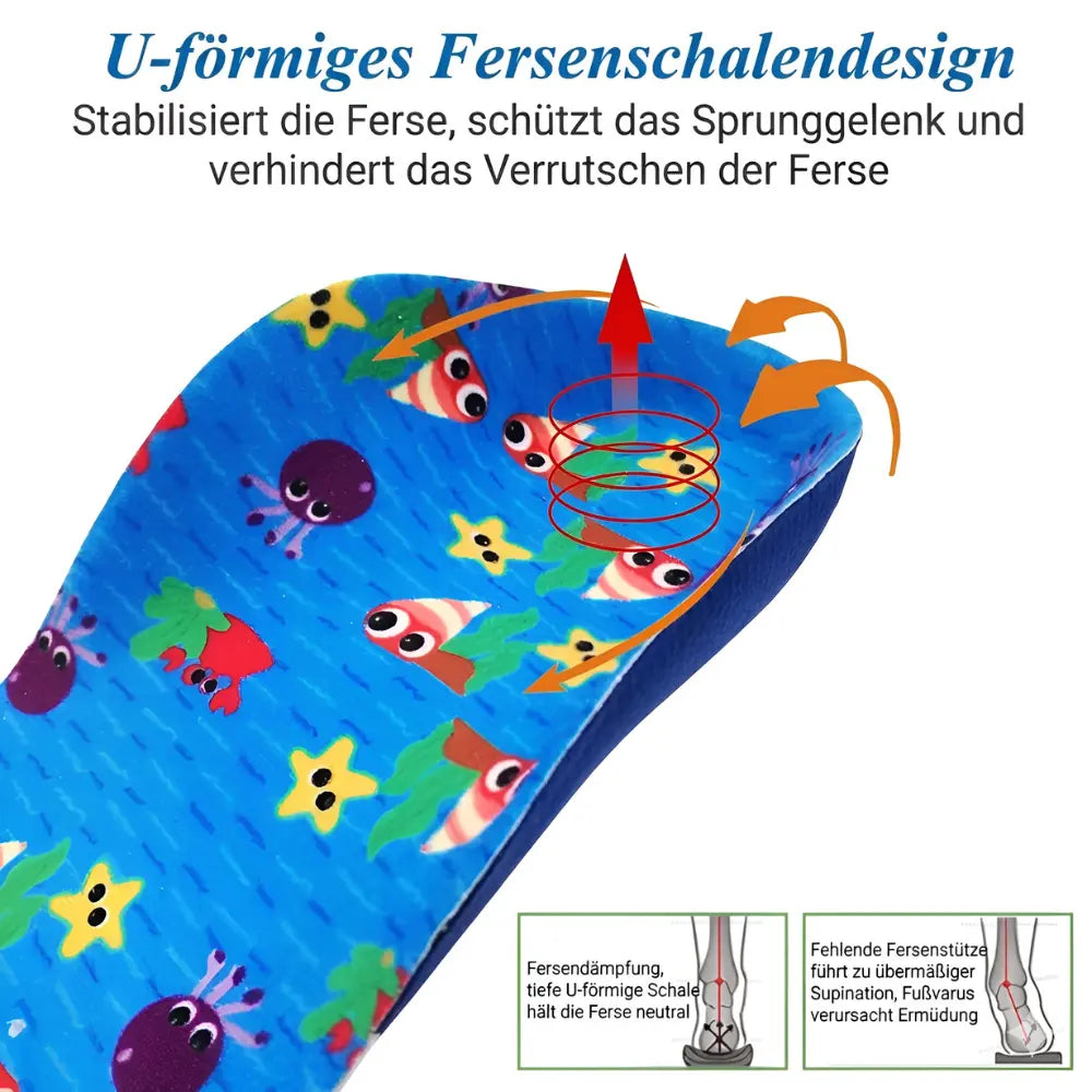 u foermige fersenschale kinder einlegesohlen