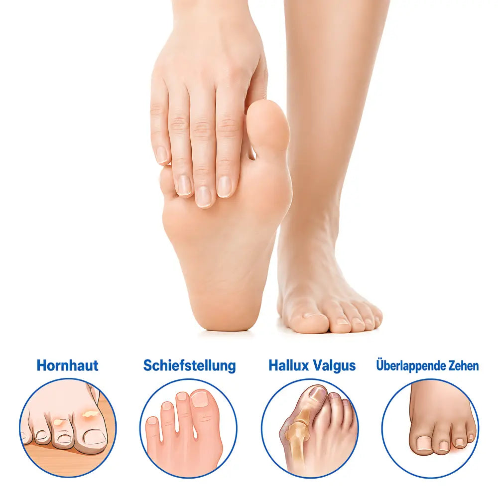 zehenspreizer-hallux valgus fuss entlastung silikon gel damen 