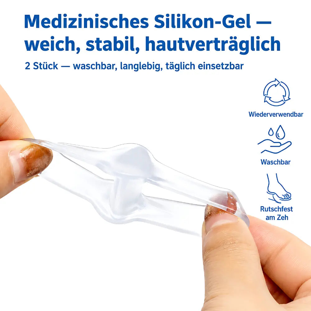 zehenspreizer silikon gel weich waschbar wiederverwendbar qualitaet